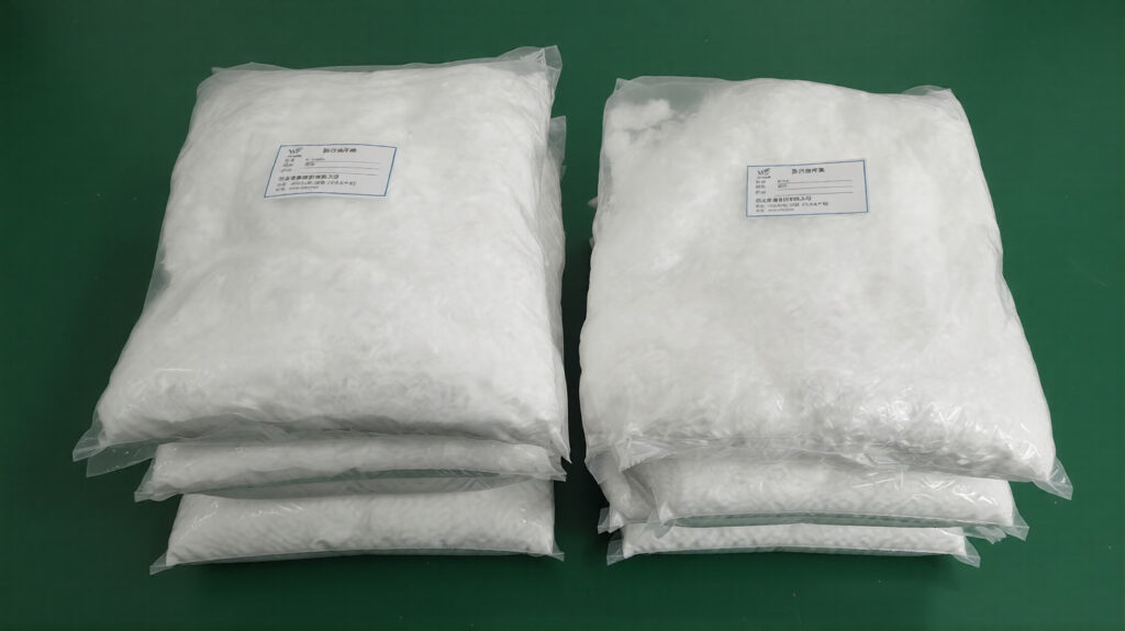 Polypropylene fiber small package