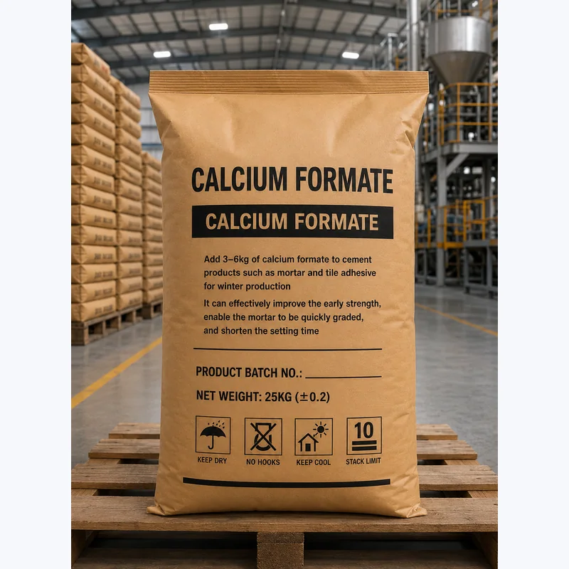 Calcium formate packaging
