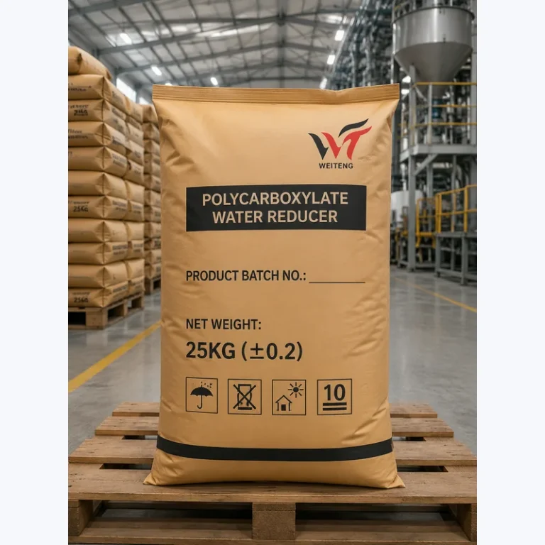 PCE: Water Reduction, Flow and Slump Retention