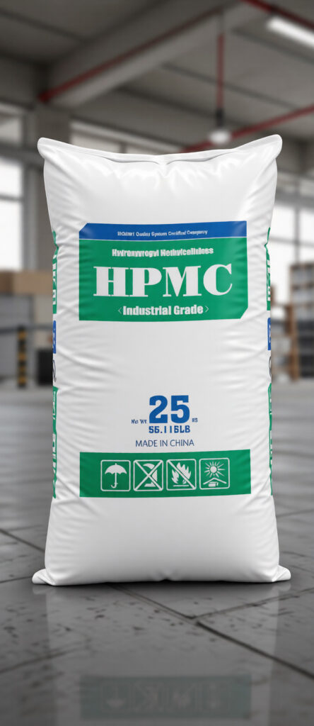 Hydroxypropyl Methylcellulose industrial bag with green label